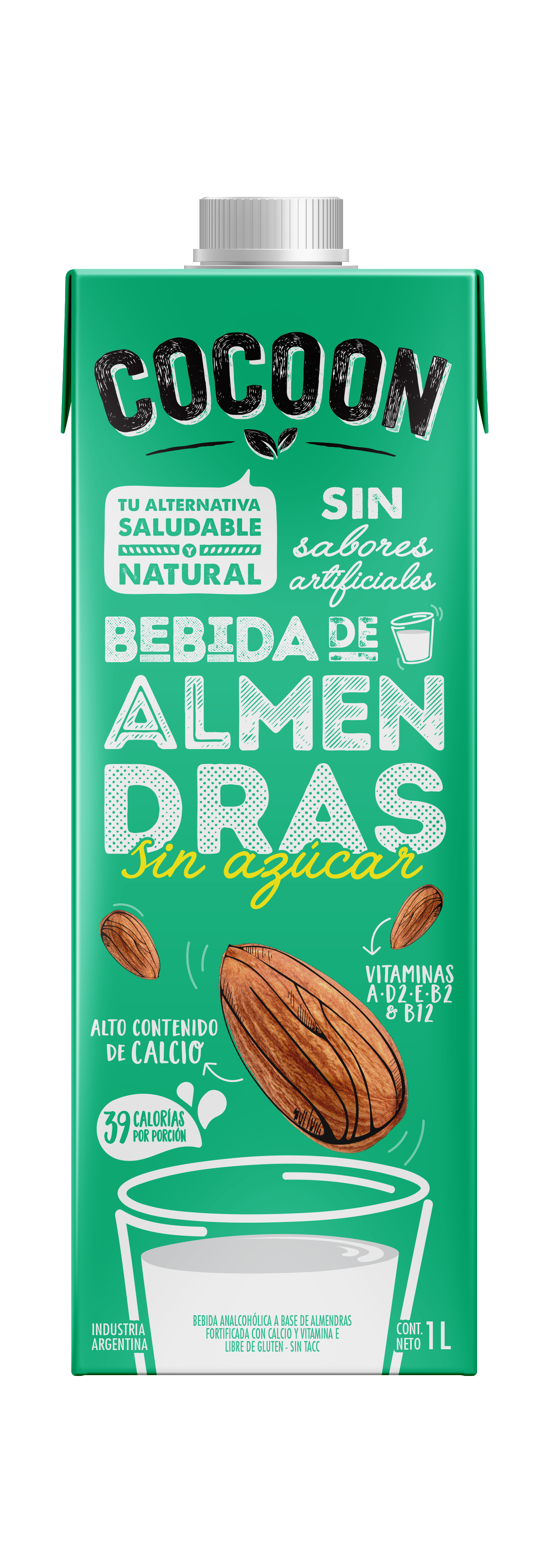 Bebida de almendras sin azucar